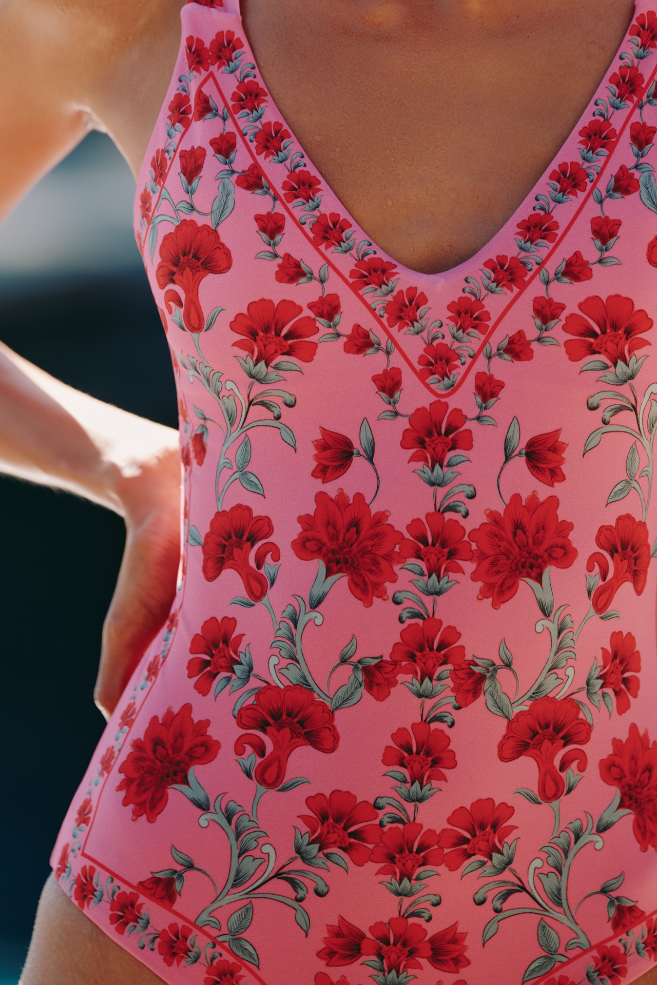 Beach Riot Akira Bow-Strap One-Piece Swimsuit