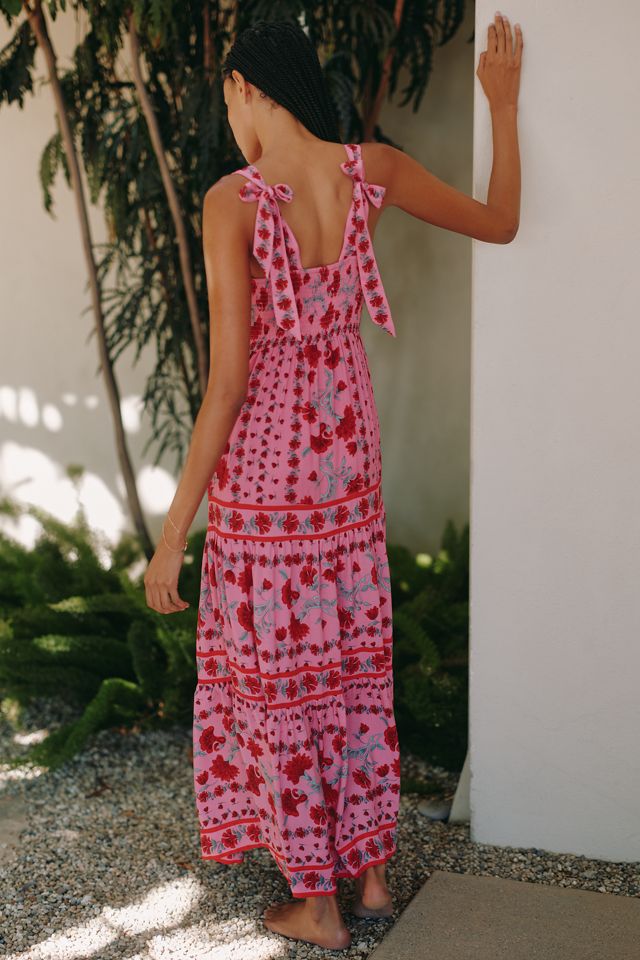 Beach Riot Charlotte Square-Neck Maxi Dress #1