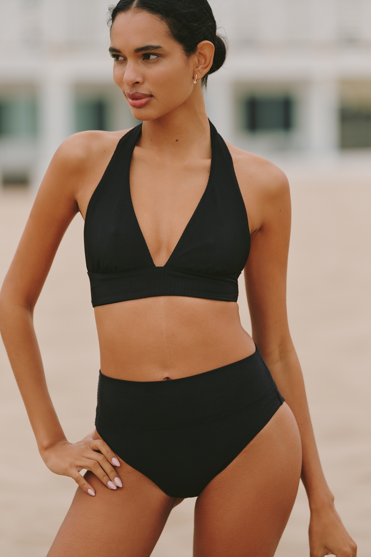 Beach Riot Laurel Halter Bikini Top