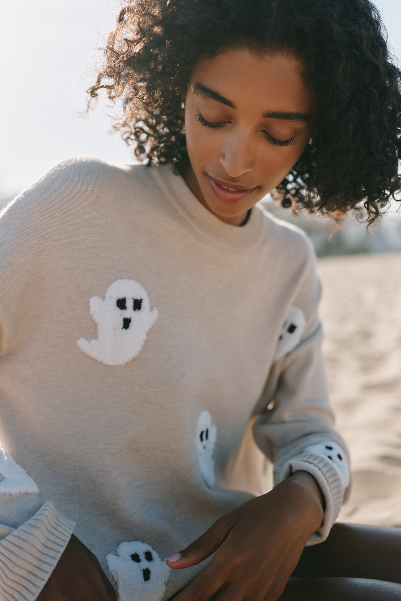 Beach Riot Callie Ghost Sweater