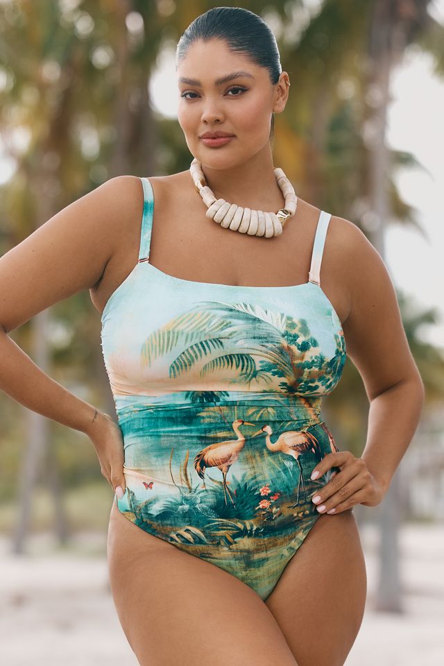 Celandine Jackson Ruched One-Piece Swimsuit | Anthropologie