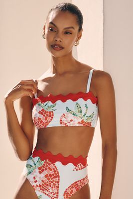 Haut de bikini bandeau Celandine Misty Ric-Rac