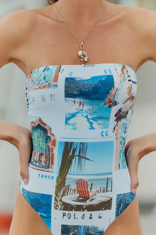 Celandine Sarah Strapless One-Piece Swimsuit | Anthropologie