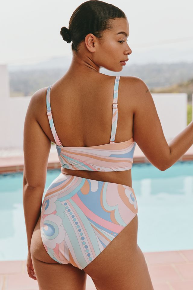 Celandine Lily Longline Bikini Top | Anthropologie