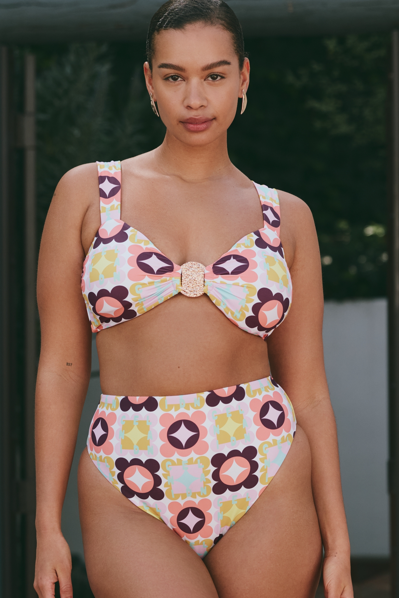 Celandine x Holly Clarke Mari High-Waist Bikini Bottoms