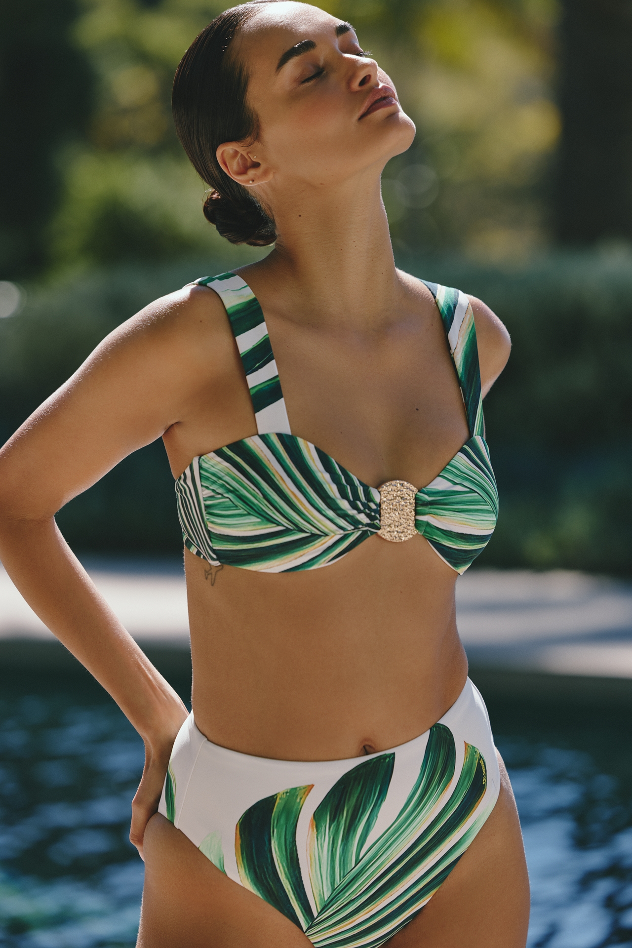 Celandine Isabella Shirred Bikini Top