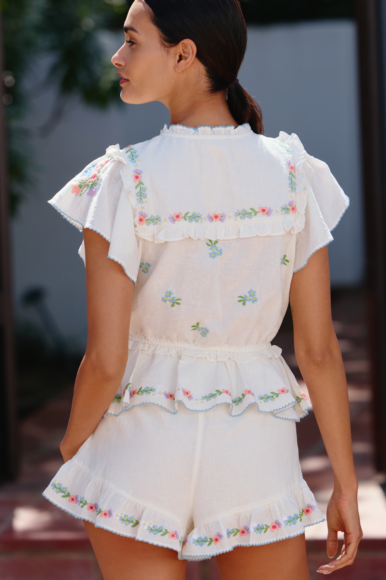 Show Me Your Mumu Romey Embroidered Top