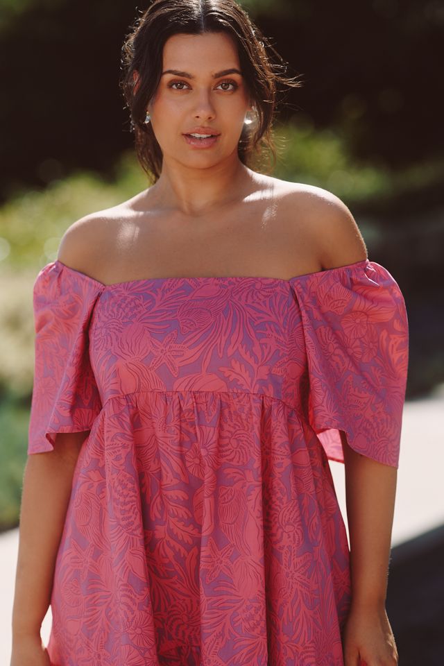 Show Me Your Mumu Erin Plus Short-Sleeve Mini Dress #1