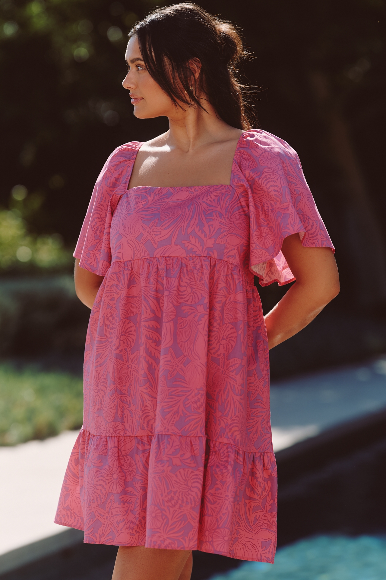 Show Me Your Mumu Erin Plus Short-Sleeve Mini Dress