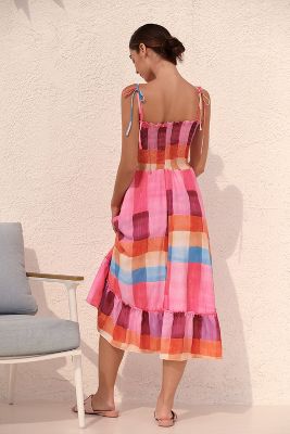 Shop Peixoto Eddie Midi Dress In Multicolor