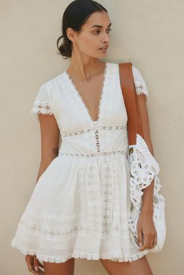 Shop Peixoto Piper Mini Dress In White