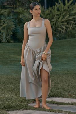 ワンピース Damson Madder Faith Midi Dress Damson Madder Faith Drop-Waist Midi Dress | Anthropologie
