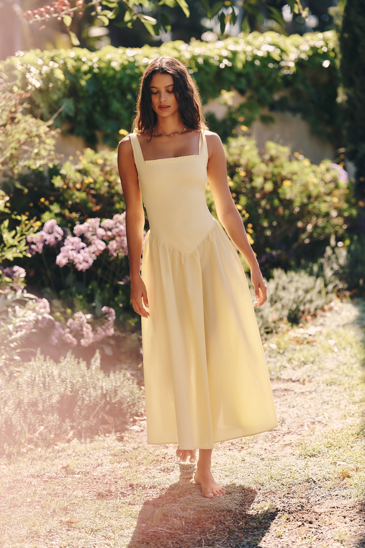 Peixoto Harlow Drop-Waist Midi Dress