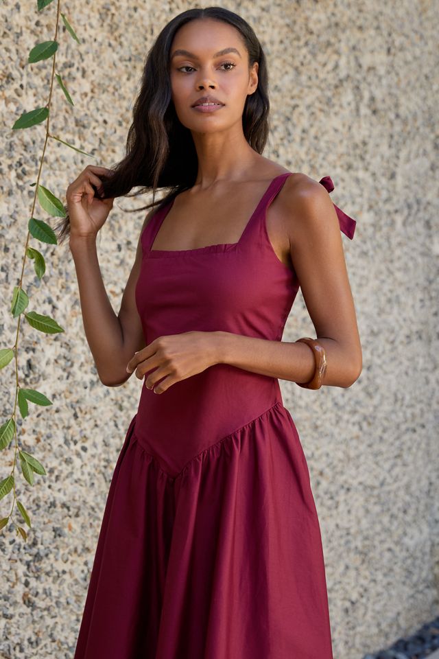 Peixoto Harlow Drop-Waist Midi Dress