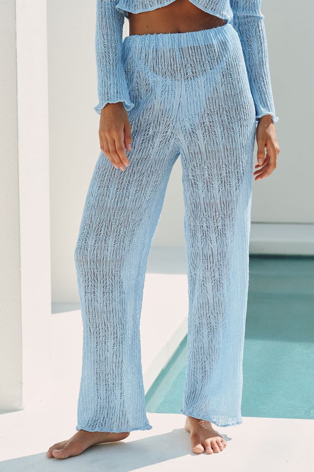 Peixoto Evy Linen Blend Sheer Pants #1
