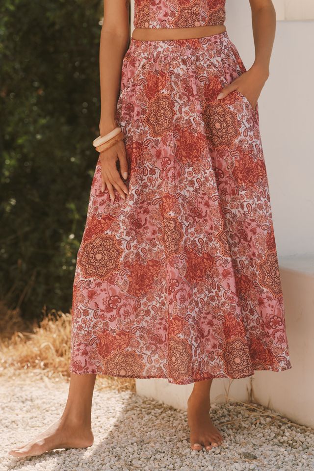 Peixoto Paula A-Line Midi Skirt #1