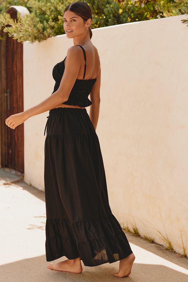 Peixoto Riley Tiered Maxi Skirt #2