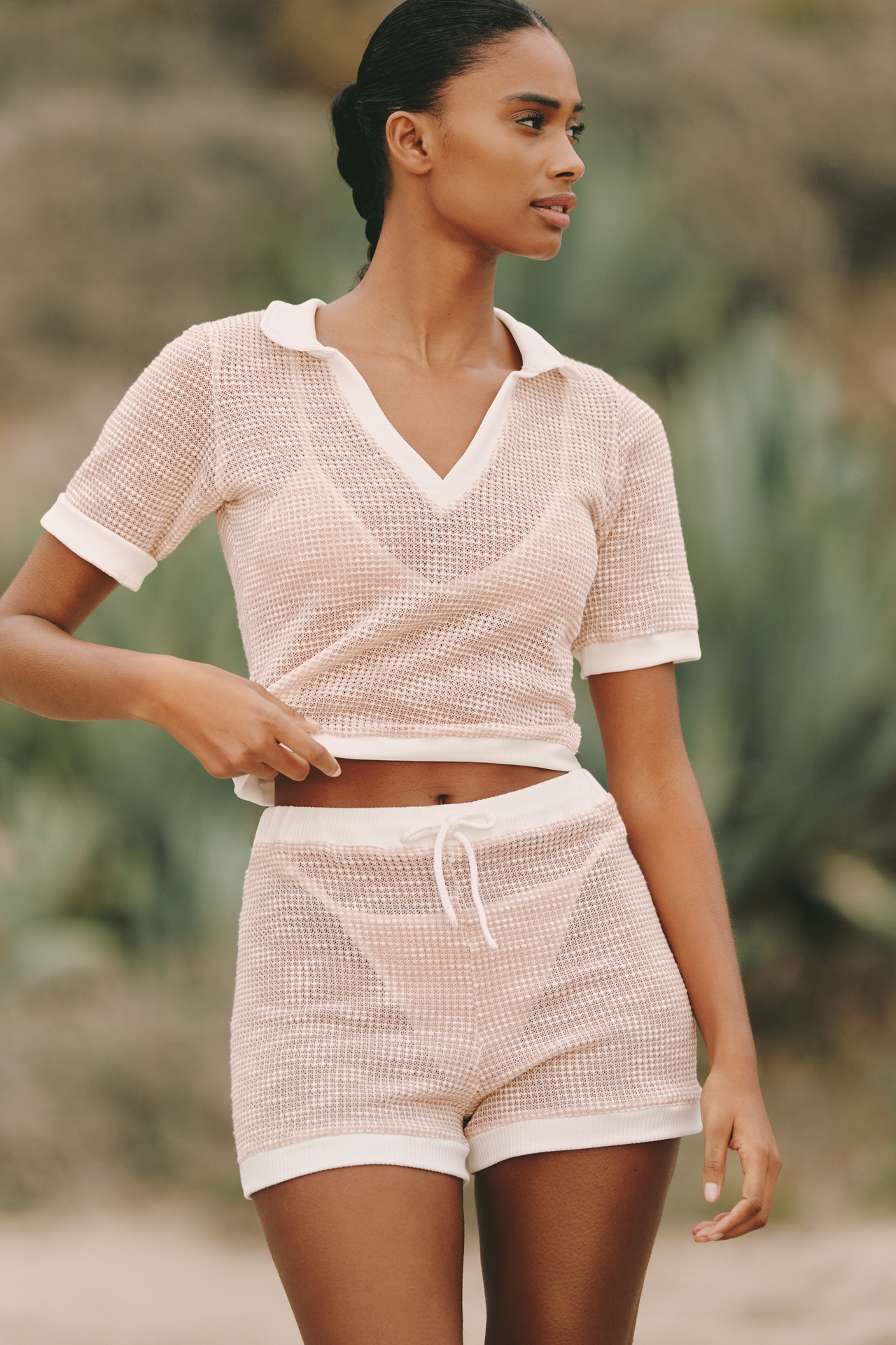 Peixoto Luca Drawstring Mesh Short