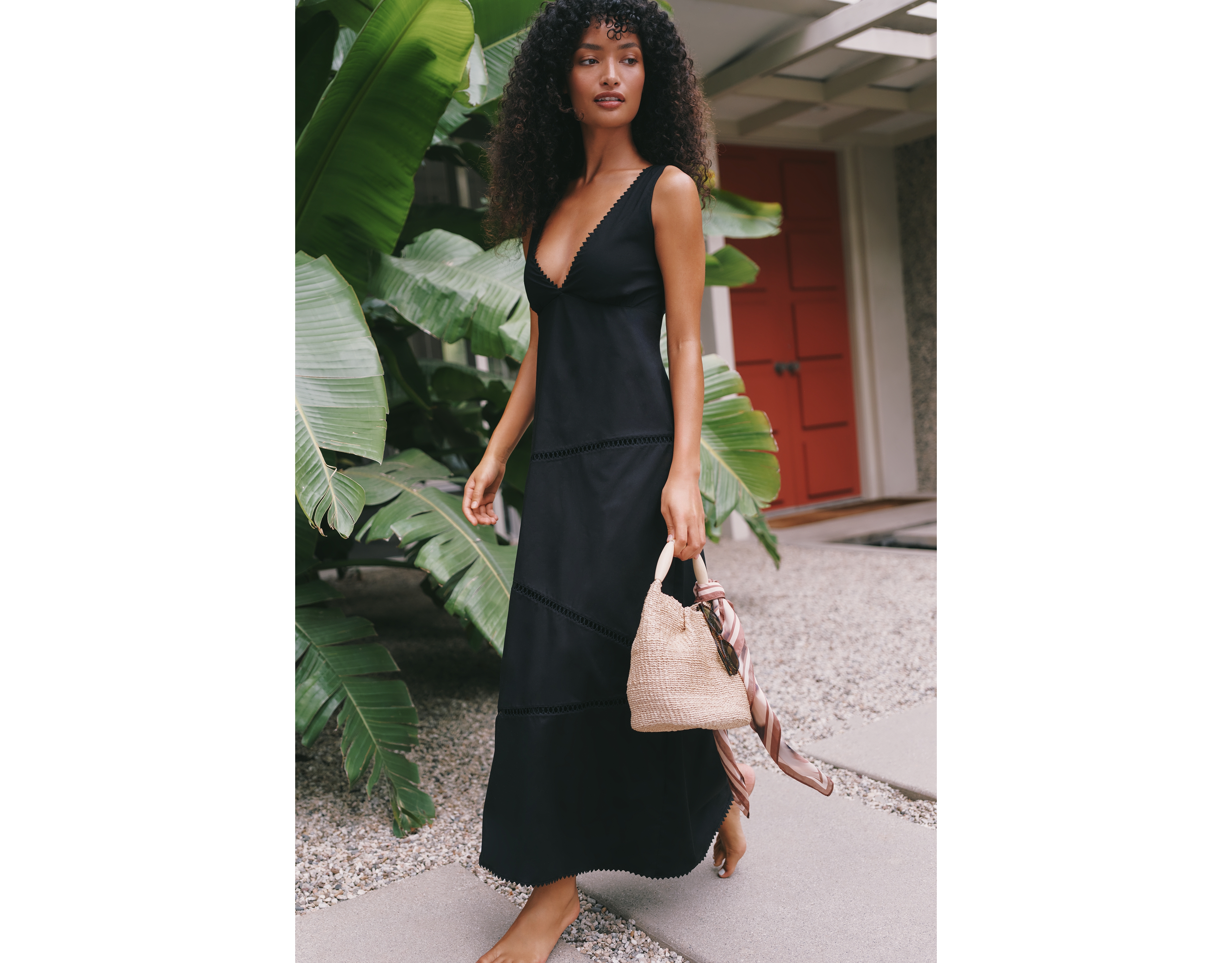 Peixoto Jenna Sleeveless V-Neck Maxi Dress