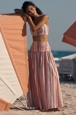 classy elegant formal cocktail dresses Drop Waist Fit And Flare Mikado Midi Dress In Persimmon main image 1