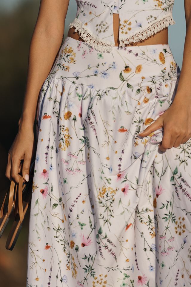 Peixoto Camila Maxi Skirt #1