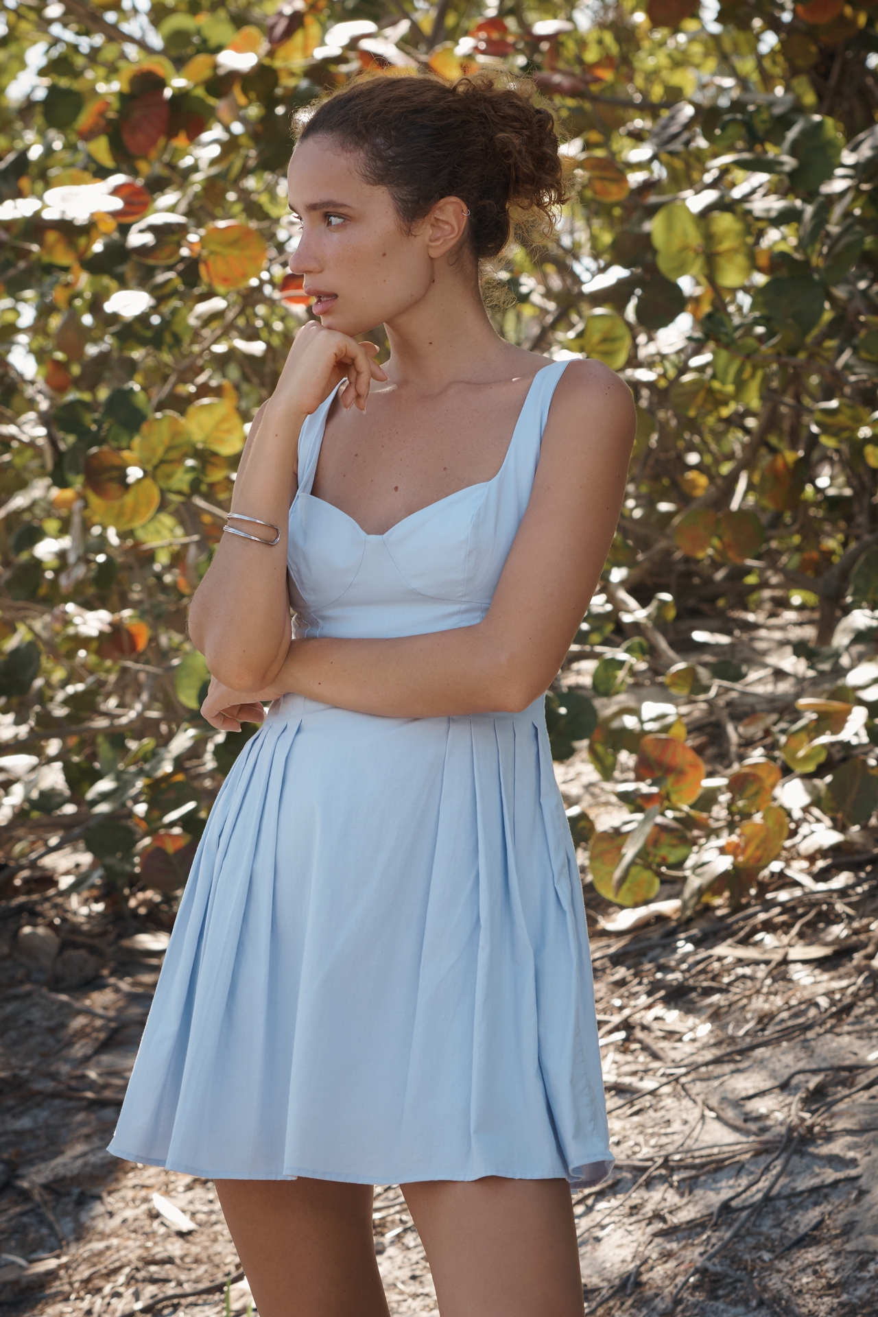 Peixoto Eden Sweetheart Mini Dress