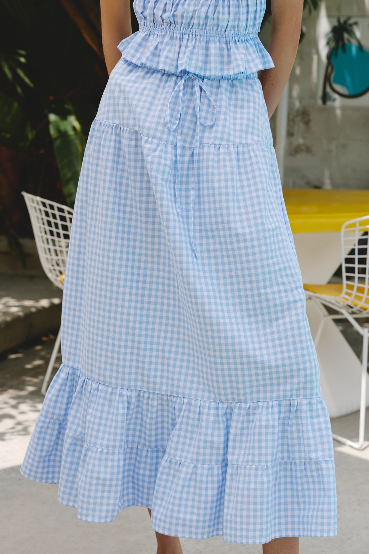 Peixoto Riley Cotton Maxi Skirt