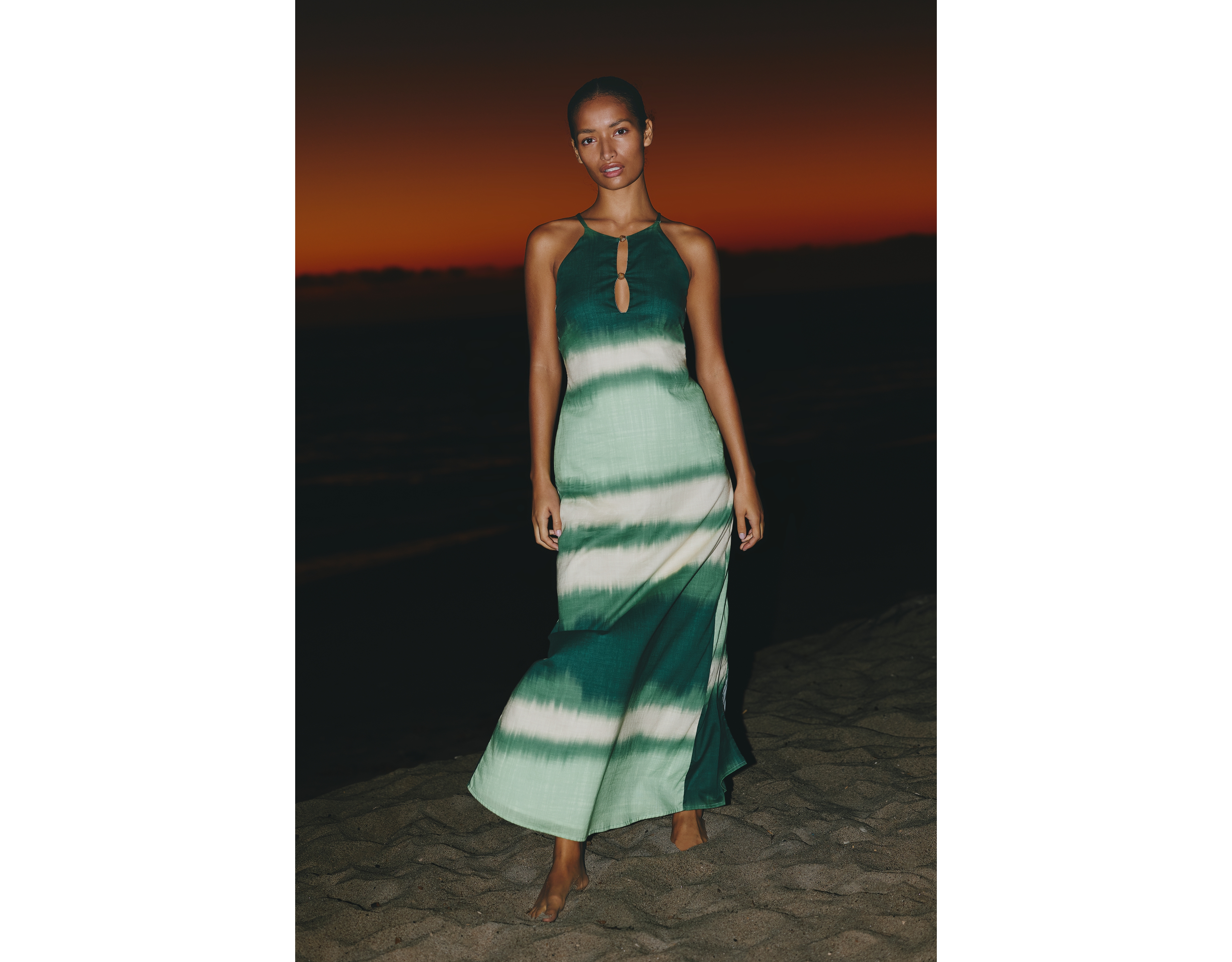 Peixoto Noemi 100% Cotton Maxi Dress