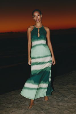 Peixoto Noemi 100% Cotton Maxi Dress