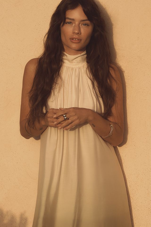 JETS Acacia Haze Halter Maxi Dress | Anthropologie