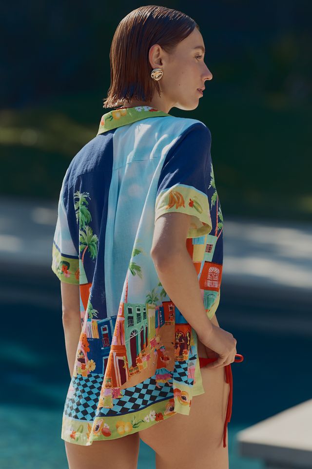 Seafolly Cuba Buttondown Shirt #1
