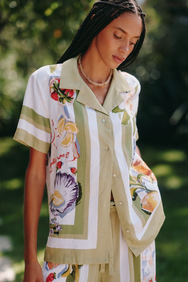 Seafolly Riviera Coast Buttondown Shirt #1