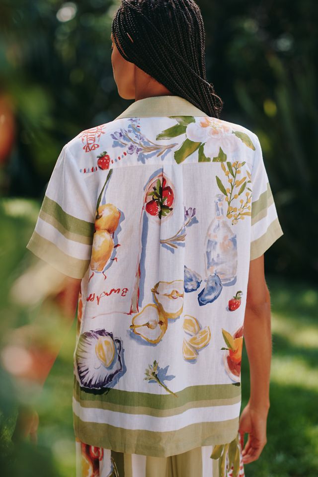Seafolly Riviera Coast Buttondown Shirt #3