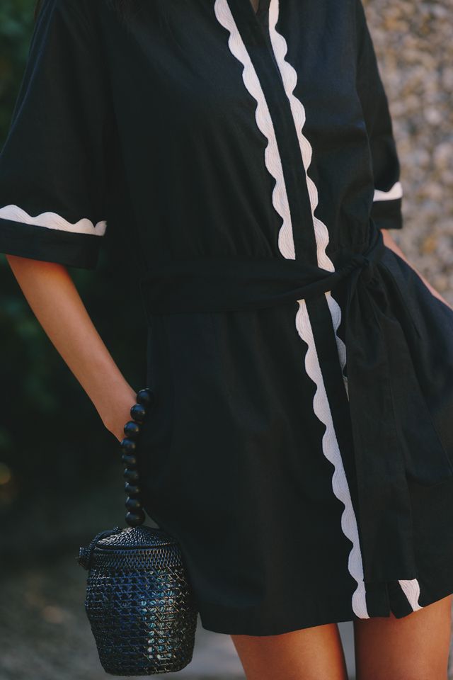 Seafolly Linen Blend Mini Shirt Dress #1