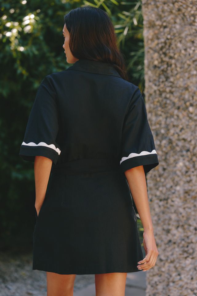Seafolly Linen Blend Mini Shirt Dress #2