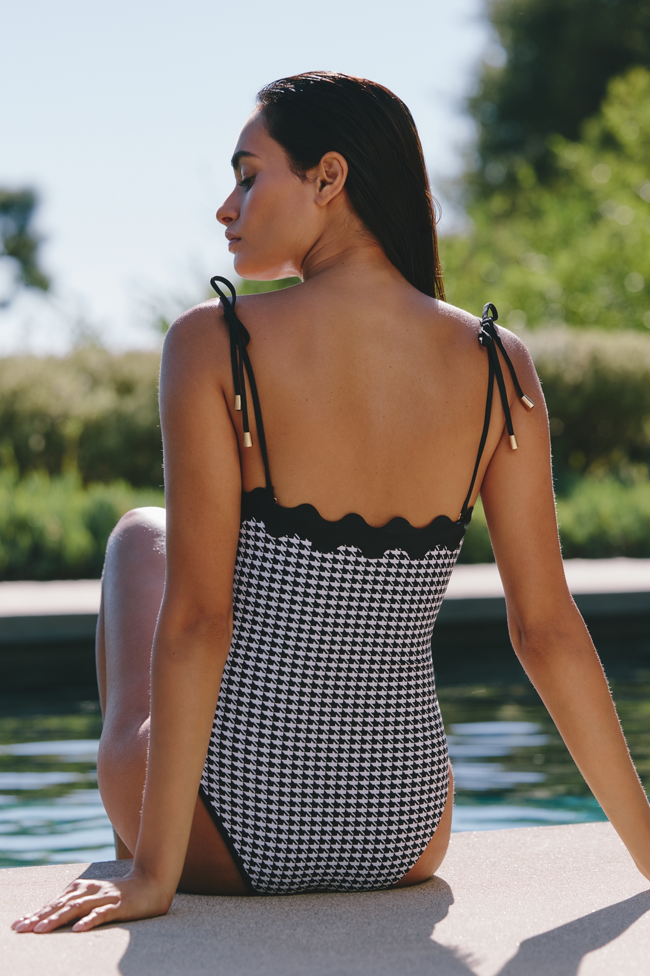 Seafolly Gia Check One-Piece Swimsuit