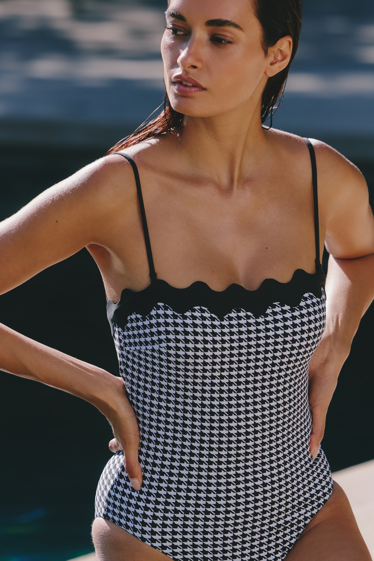 Seafolly Gia Check One-Piece Swimsuit