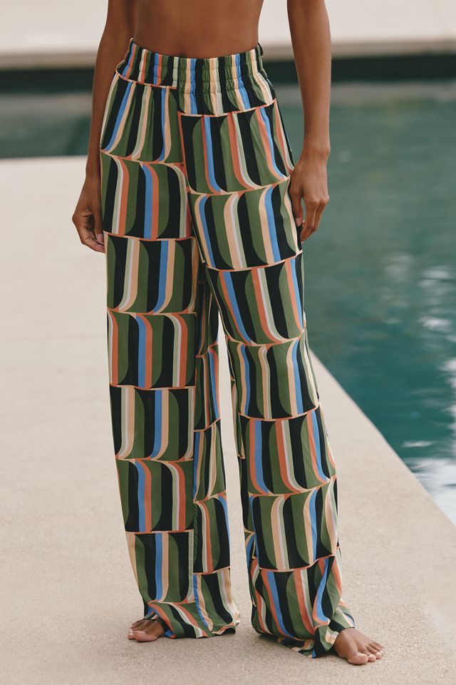 JETS Urban Geo Wide-Leg Pants | Anthropologie