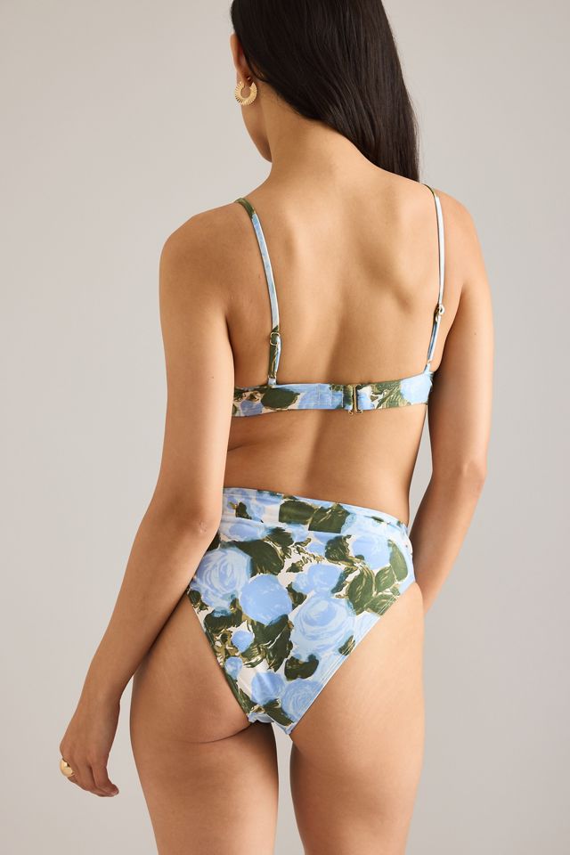 Slip Bikini a Vita Medio-Alta Peony #1