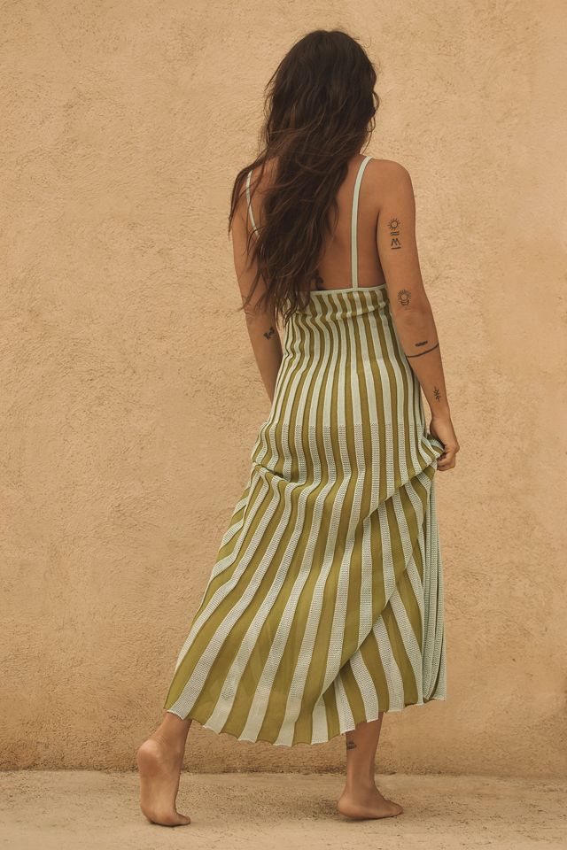 Solid & Striped Kayle Sleeveless Pleated Midi Dress #2