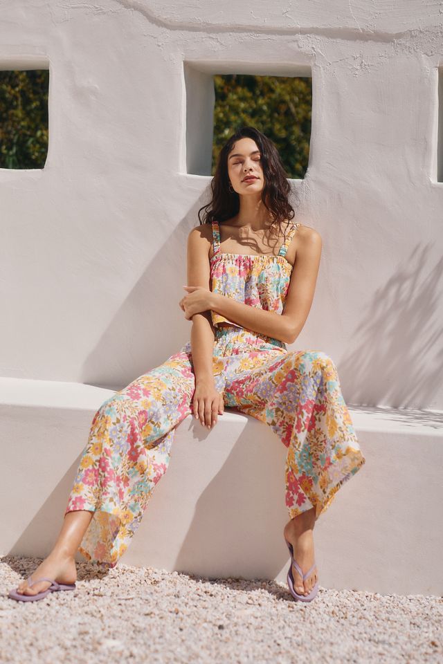 Vitamin A Tallows Wide-Leg Linen Pants | Anthropologie