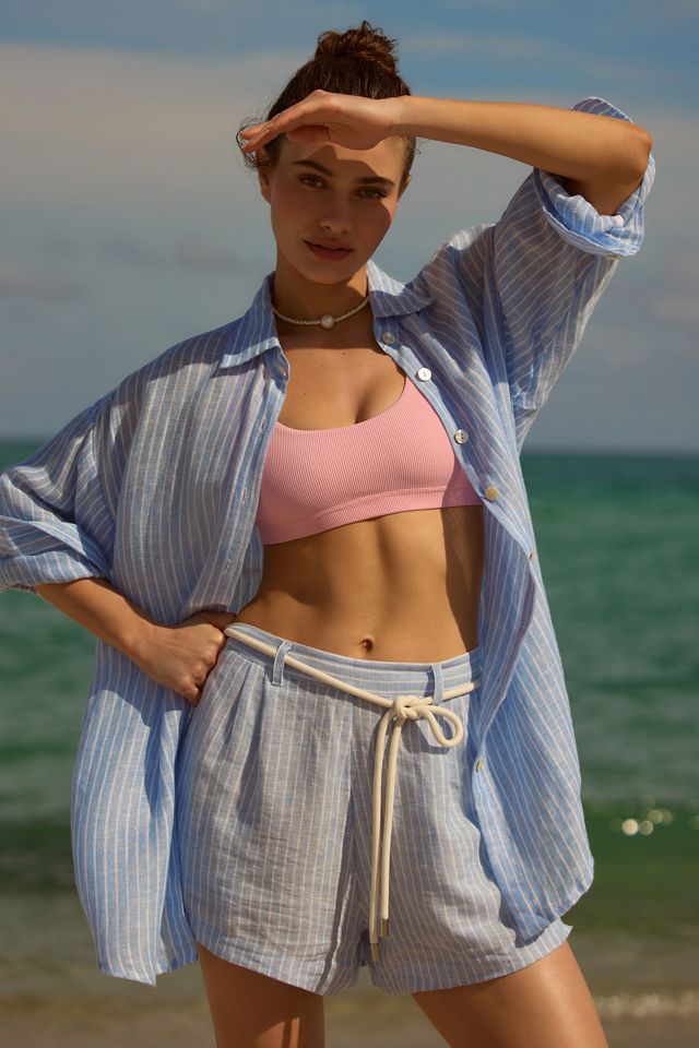 Vitamin A Getaway Linen Shorts #2