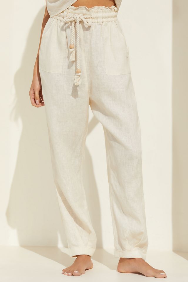 Vitamin A Avery Relaxed Linen Pants #1