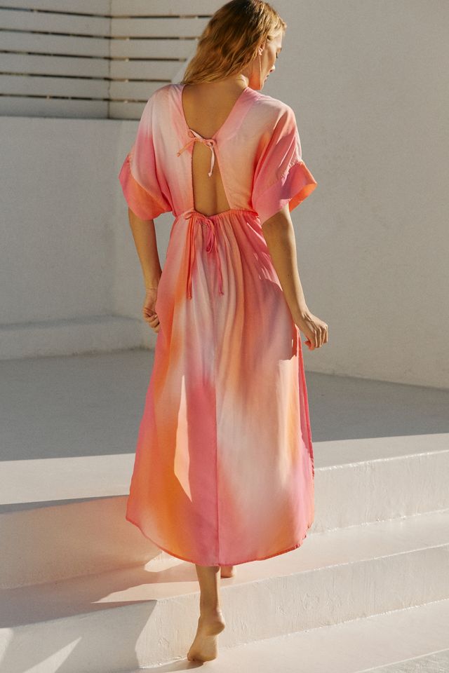 Malai Printed Cover-Up Midi Dress #2