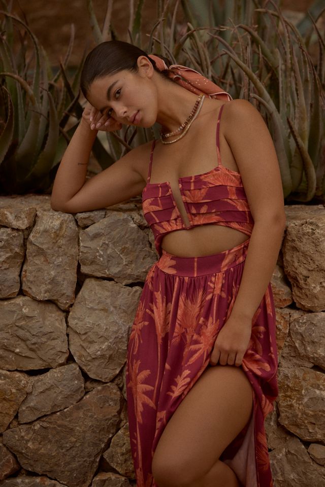 Malai x Anthropologie Forest Midi Dress #1