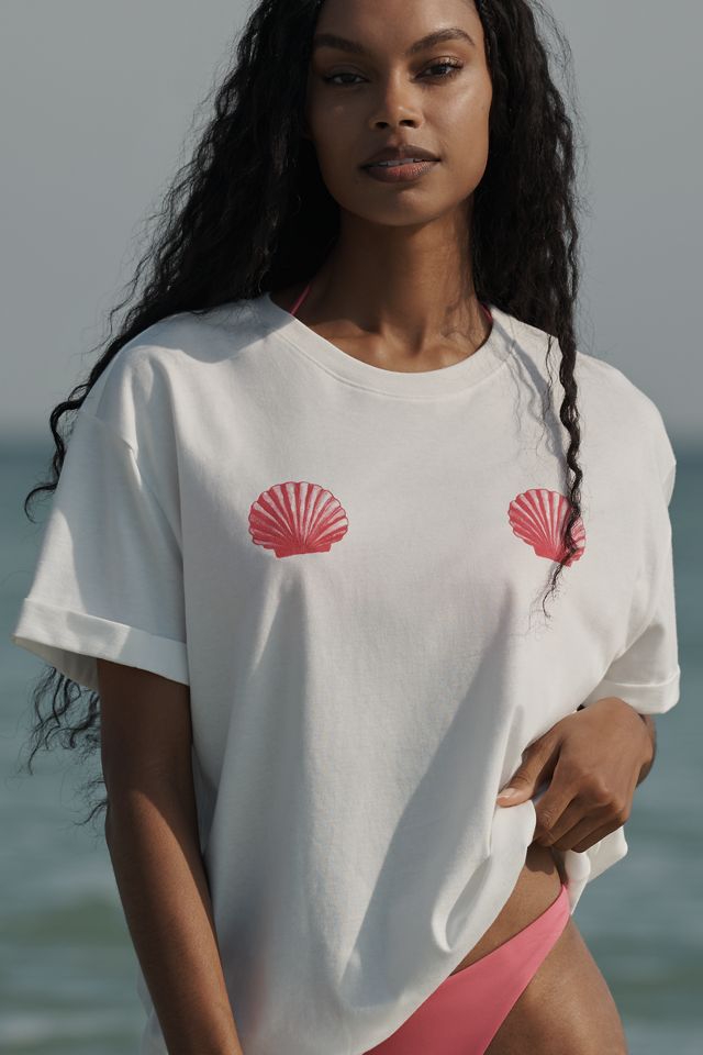 Malai Seashell Oversized Graphic Tee #2