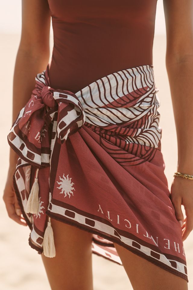Malai Tropical Wine Maxi Sarong #2
