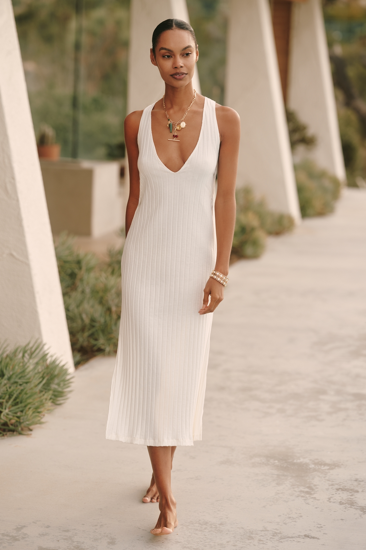 Malai Reversible Cover-Up Midi Dress