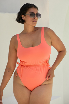 Shop Hutch Mendes One-piece Swimsuit In Orange