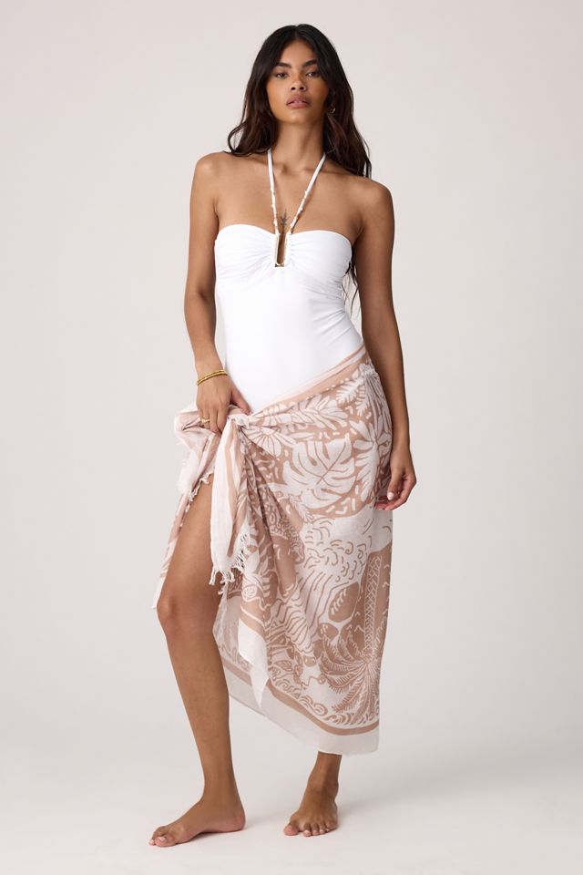 Sea Level Jungle Lino Long Sarong #1